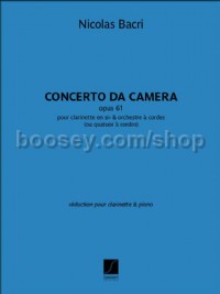 Concerto da camera (Piano Reduction)